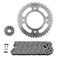 KIT CHAINE ADAPTABLE 125 CBF 2009>2016, 125 CBF M 2009>2016  428  16x42  (DEMULTIPLICATION ORIGINE)  -SUPERSPROX-