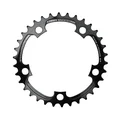CHAINRING FOR ROAD BIKE- 5 Arms- 26T.Ø 74 TRIPLE -INNER- ALUMINIUM BLACK- 7075 TA ZELITO TYPE SHIMANO 9/10Speed.