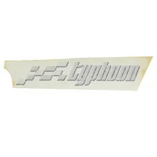 AUTOCOLLANT/STICKER/DECOR "TYPHOON" AILE ARRIERE DROITE ORIGINE PIAGGIO 50 TYPHOON 2006>2010  -624316-