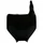 MX FRONT NUMBER PLATE - POLISPORT FOR KAWASAKI 125, 250 KX 2003>2008, 250 KX F 2004>2008, 450 KX F 2006>2008 BLACK
