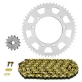 CHAIN AND SPROCKET KIT FOR DERBI 125 MULHACEN 2007>2013  428  14x51  (Ø SPROCKET 105/125/8.5)  (OEM SPECIFICATIONS)  -AFAM-