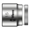 WERA 8790 HMA ZYKLOP SOCKET 1/4 Ø 15 mm (Sold per unit)  -German tools for workshop.