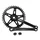 PEDALIER CITY P2R MANIVELLES ACIER NOIR 170mm PLATEAU 42D. CHAINE 2.38 (3/32")