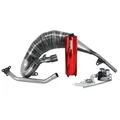 POT 50 A BOITE VOCA CROSS ROOKIE POUR BETA 50 RR 2021> (PASSAGE HAUT DROIT - SILENCIEUX ALU ROUGE)