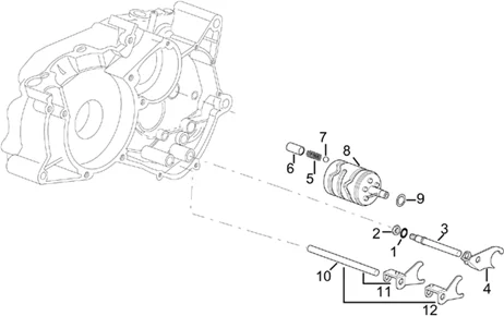 Arbre secondaire boite de vitesses II