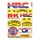 STICKER HRC RED/YELLOW (1 SHEET WITH 10 STICKERS - 330mmx220mm)