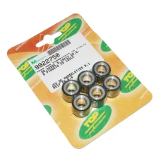 GALET/ROULEAU MAXISCOOTER TOP PERF 19x17  6,6g (x6)  POUR PIAGGIO 125 BEVERLY, FLY, LIBERTY, MP3, YOURBAN VESPA LX ET GTS, X10, X9, X8, X7, X-EVO