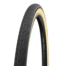 TYRE FOR URBAN BIKE 27 X 1 1/4 SCHWALBE ROAD CRUISER BLACK/BEIGE -RIGID (32-630)
