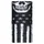 TOUR DE COU PRINTEMPS/ETE LETHAL THREAT AMERICAN SKULL FACE