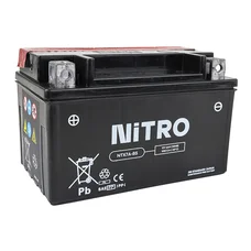 BATTERIE 12V 6 Ah NTX7A-BS NITRO MF SANS ENTRETIEN AVEC PACK ACIDE (Lg150xL87xH94mm) (EQUIVALENT YTX7A-BS)