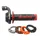 THROTTLE  HANDLE  DOMINO KRK EVO - WITH GRIPS BLACK/RED