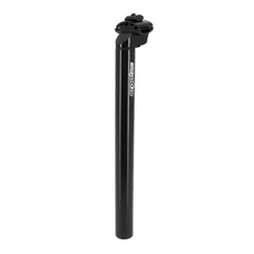 SEATPOST FOR MTB/ROAD BIKE - ERGOTEC PATENT ALUMINIUM BLACK Ø 25.8 mm Lg 350 mm Setback 18 mm (APPROVED LEVEL 2)