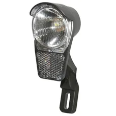 ECLAIRAGE VELO A DYNAMO AVANT SUR FOURCHE SPANNINGA GALEO LED 4.5 LUX ON/OFF (LIVRE AVEC CABLE) (43mm) NOIR