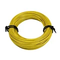 FIL ELECTRIQUE 1,00mm2  12/10  MULTIBRIN  JAUNE (50M)  -SELECTION P2R-