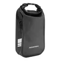 SACOCHE GRAVEL/TROTTINETTE RHINO AVEC BANDOULLIERE WATERPROOF NOIRE 4L (L 20.5cm x l 10cm x h 31cm) FIXATION SUR FOURCHE PAR 3 COLLIERS CRANTES