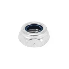 HEX NUT - NYLSTOP TYPE M6 GALVANIZED STEEL (SOLD PER 10). -SELECTION P2R
