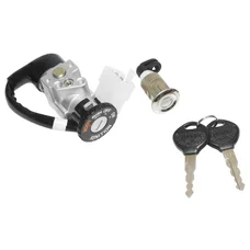CONTACTEUR A CLE SCOOT ADAPTABLE KYMCO 50 DINK 2T 1998>2000, 125 DINK 1997>2000 (5 FILS) (AVEC SERRURE DE SELLE)  -SELECTION P2R-