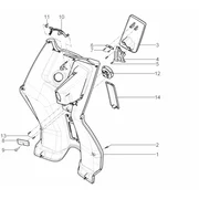Coffre avant - Contre-tablier