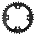 CHAINRING FOR E-BIKE -4 ARMS- SINGLE 38T. Ø.104 BLACK ALUMINIUM P2R (for BOSCH SYSTEM 1st and 3rd GENERATION - COMPATIBLE BROSE) sold in bulk