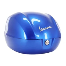 TOP CASE 32L ORIGINE PIAGGIO 50-125 VESPA PRIMAVERA/SPRINT 2013> BLEU 261/A (SANS DOSSERET)  -1B00001600DQ-