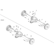 Tuyaux de frein arrière