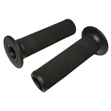 GRIP- PROGRIP ON ROAD 722 SINGLE DENSITY FOAM BLACK 125mm OPEN END (PAIR) (ROAD BIKE)