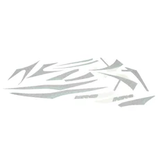 AUTOCOLLANT/STICKER/KIT DECORS ORIGINE PIAGGIO 50 NRG 2007>2017 (POUR VEHICULE NOIR MAT)  -1B000185000A6-