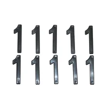 CHIFFRE PLAQUE TIFLEX MOTO/SCOOTER 45mm  1  (VENDU PAR 10)