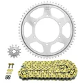 KIT CHAINE ADAPTABLE APRILIA 125 RS4 2011>2020, RS4 GP REPLICA 2018>2020  428  13x60  (DEMULTIPLICATION ORIGINE)  -AFAM-
