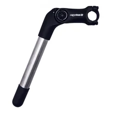 QUILL STEM FOR URBAN BIKE-  ERGOTEC OCTOPUS - ADJUSTABLE FOR BAR Ø 25.4mm L 90mm BLACK (stem tube 230mm)