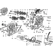 Carter - arbre moteur - changement vitesse