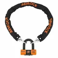 ANTITHEFT- CHAIN LOCK ARMLOCK CK1 BLACK 1.20M -LINK Ø 10 mm + U LOCK 52 x 65 mm (Ø16 mm) (U Lock SRA approved)