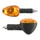 CLIGNOTANT UNIVERSEL REPLAY PYRAMIDE A AMPOULE BA15S ORANGE/NOIR BASE COURTE (L 93mm / H 35mm / L 51mm) (HOMOLOGUE CE) (PAIRE)