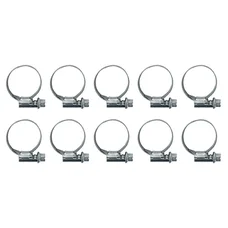 WORM DRIVE HOSE CLAMP 16X27 - WIDTH 9 mm - 10 IN A PACK.- P2R SELECTION