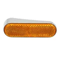 REFLECTOR - LEFT- "PIAGGIO GENUINE PART" 50-125 VESPA LX, PRIMAVERA, VESPA-S, SPRINT, 125-250-300 VESPA GTS  -584083-