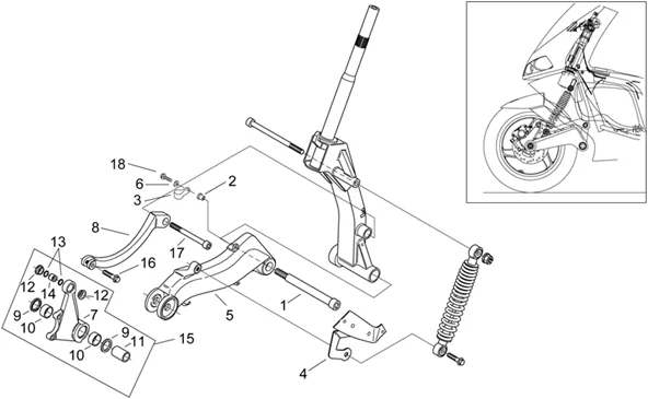Suspension avant i