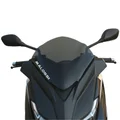 PARE-BRISE/SAUTE VENT MAXISCOOTER POUR YAMAHA 125-250 XMAX 2014>2017, 400 XMAX 2014> / MBK 125 SKYCRUISER 2014>, 250 SKYCRUISER 2014>, 400 EVOLIS 2014> FUME FONCE (H 350 mm - L 370 mm)  -MALOSSI-