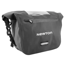 SACOCHE DE CINTRE/GUIDON VELO NEWTON 7.6L NOIR FIXATION CLIP (28X13x21cm) AVEC PORTE CARTE