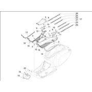 Protection centrale - Repose-pieds