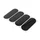 AUTOCOLLANT/STICKER CASQUE REFLECHISSANT NOIR (VENDU PAR 4)  -P2R- **