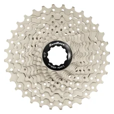 CASSETTE  9 speed. SUNRACE 11-28 R91 FOR SHIMANO ROAD - NICKEL  (11,12,13,14,16,18,21,24,28) (IN BOX)