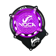 CARTER ALLUMAGE 50 A BOITE VOCA RACING POUR MINARELLI 50 AM6/BETA 50 RR/RIEJU 50 MRT/SHERCO 50 SM-R, SE-R ALU CNC NOIR/VIOLET