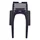 GRILLE DE CAPOTAGE FOURCHE CYCLO POUR PEUGEOT 103 MVL, VOGUE NOIR  -SELECTION P2R-