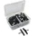 PORTE PATIN FREIN VTT A VIS SYMETRIC NEWTON 70mm NOIR (COFFRET DE 25 PAIRES)