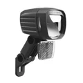 ECLAIRAGE VELO VAE / E-BIKE HERRMANS MR10+ OPTION PLEIN PHARE 240 / 450 LUMENS NOIR AVANT SUR FOURCHE (LIVRE AVEC PATTE) 12V  - VENDU EN BOITE