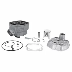 COMPLETE CYLINDER KIT FOR 50cc MOTORBIKE DERBI 50 SENDA 2006>, GPR 2006>/GILERA 50 SMT 2006>, RCR 2006> ( PIAGGIO EURO 3/4)  - CAST IRON BY AIRSAL-