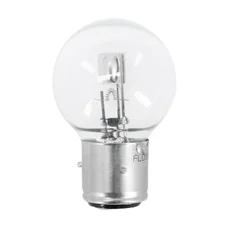 LIGHT BULB 6V 45/40W -Foot BA21d BULB S2 CLEAR (Headlight). (SOLD PER UNIT).  -FLOSSER-