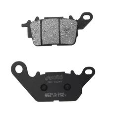 BRAKE PADS -POLINI FOR YAMAHA 125 N-MAX 2015>, 125 TRICITY 2017> / MBK 125 OCITO 2015>, 125 TRYPTIK 2017>  (L 85.10mm - 98.23mm - H 38.65mm - 48.35mm - thk7,5mm)  (174.0182)  (ORIGINAL)