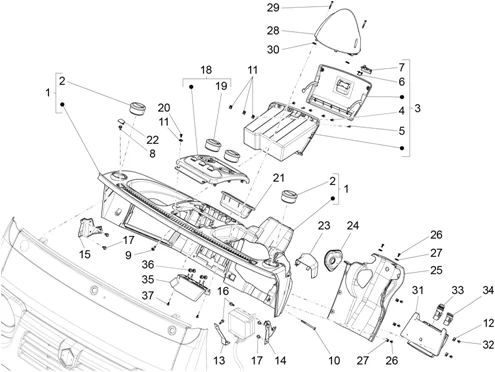 Groupe instruments - Cruscotto