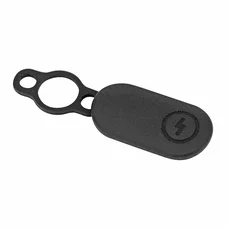 CACHE PRISE DE CHARGE TROTTINETTE POUR XIAOMI MI 4 PRO SILICONE NOIR (AVEC AIMANT) (VENDU A L'UNITE)  -P2R-